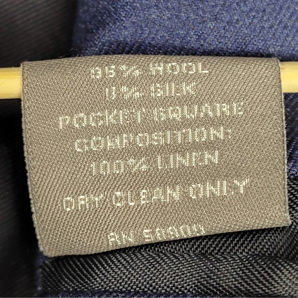 Daniel Cremieux Signature Loro Piana Super 170s Wool Silk 40R Blazer Italy Blue